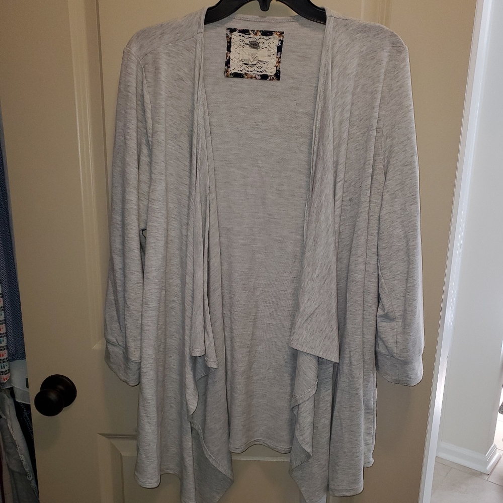 3/4 length cardigan